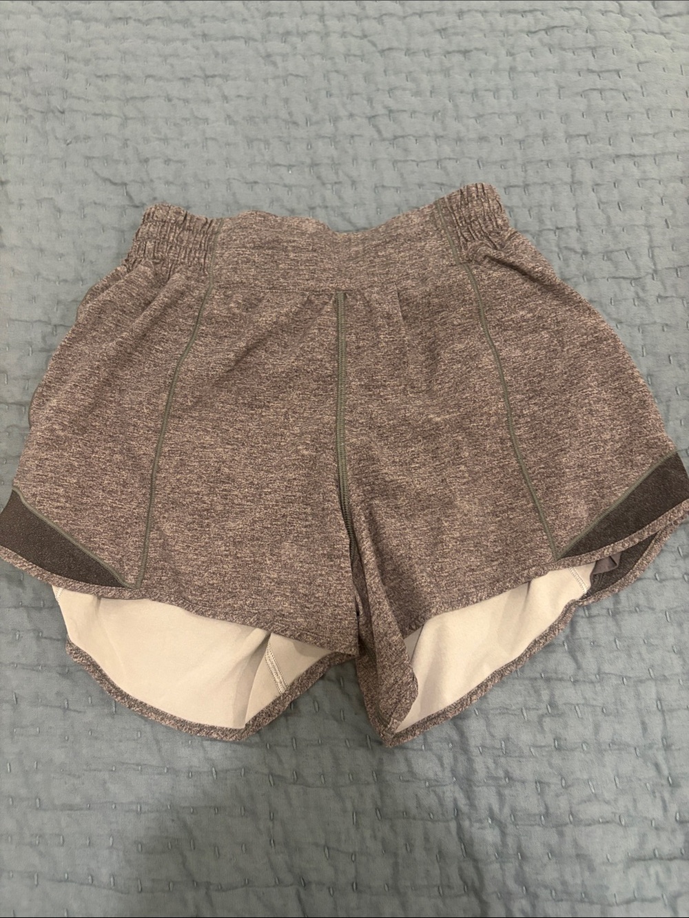 Lululemon Athletica Gray Running Shorts 4”